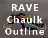 Rave Chaulk Outline Pose