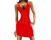 Date Dress Red Neon