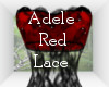 Adele Red Lace Dress