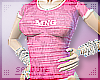 S~ Pink MANGO Top