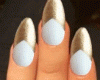 Dore White Nails