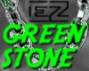 (djezc)Green Stone Chain