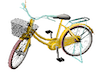 {K} Animated Bike Mesh