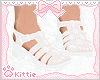 Kids White Jelly Shoes