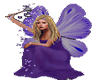 Fairy In A Purple Dress