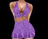 Purple Skirt Set
