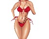 red bikini