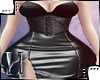 Leather corset mini
