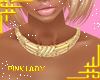 <P>Gold Plate Necklace