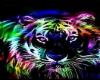 Neon Tiger Wall Picture
