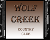 Wolf Creek Signboard
