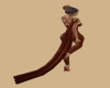 chocolate shoulder drape