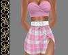 Split Skirt Pink