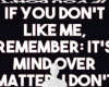 Don't matter bg