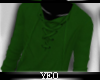 |Y| Green Lace Sweater
