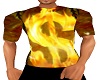 Money burns muscle shirt