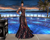 Coulture Black Red Gown