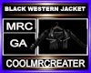 BLACK WESTERN JACKET