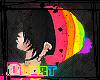 [D] Rainbow Spike Beanie