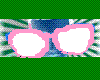 big pink glasses