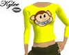Monkey Top In Yellow