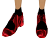 {xPHx}Red&BlackSilkShoes