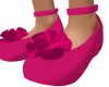 KIDS-Hot Pink Mary Janes