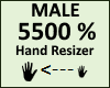 Hand Scaler 5500% Male