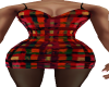 Red Plaid Mini-Dress