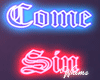 Sin Neon Sign