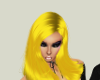 neon hair yellow