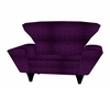 Goth purple black chair