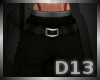 !D! DX Long Blk Shorts