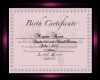 ~SE~Birth Certificate,G