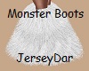 White Monster Boots