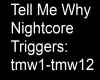 B.F TellMe Why Nightcore