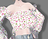 Small fresh floral top