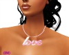 (IM) Pink Love Necklace
