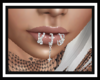 Lip Ring Chain Cross