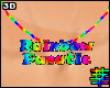 :S Rainbow Fanatic Ncklc