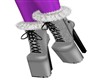CHRISTMAS BOOTS SILVER