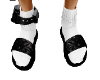 Blak ChromeHearts Slides