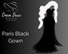 Paris Black Gown