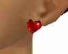 MD Red Heart Studs