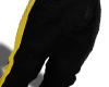 yellow track pants