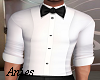 White shirt - bow tie