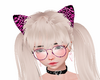 Pink cheetah ears V2