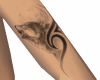 Arm Peace/Wolf Tattoos