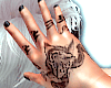 Hands Tattoo +  Nails