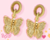 🦋 Butterfly earrings